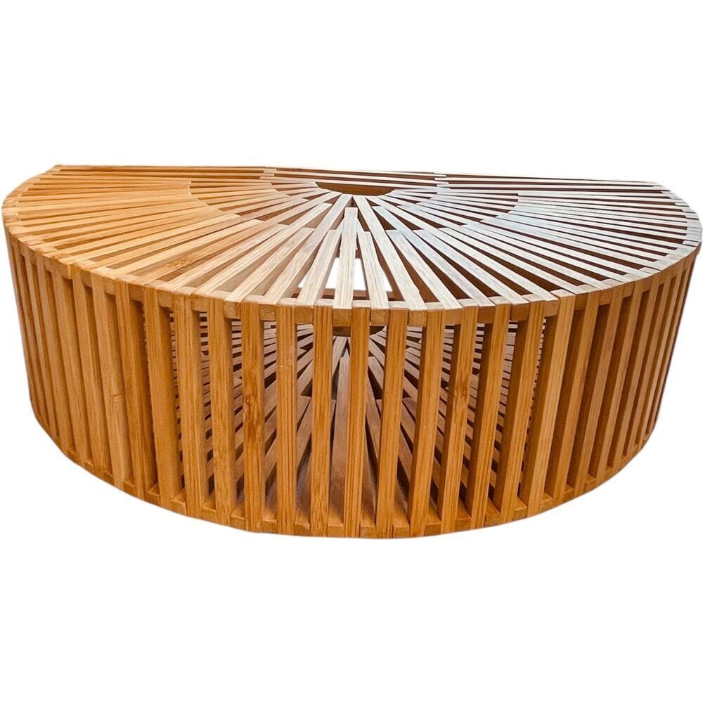Vintga Bamboo Top Handle Handbag Purse - Picture 7 of 7
